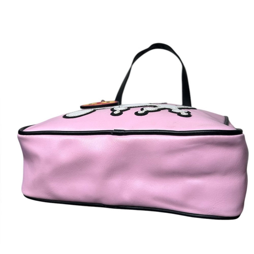 Y2K Pink Poodle Tote Bag by Made On Earth – Kitsch Retro Novelty Purse - Picture 5 of 10